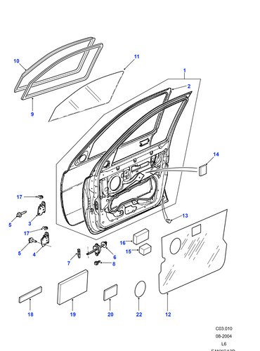 Land rover front door - rover, glass