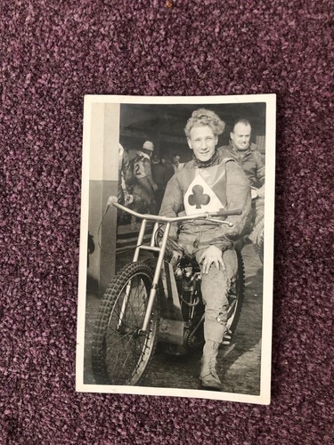 Speedway photograph postcard