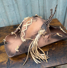 Beige Tricorn Pirate Hat