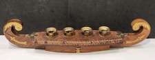 Vintage Wooden and Brass
