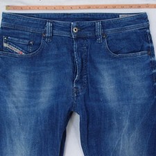 Mens Diesel LARKEE-RELAXED 0836X Stretch Relaxed Straight Blue Jeans W32 L32