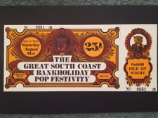 Isle of Wight Festival Ticket  August 31 1968 -