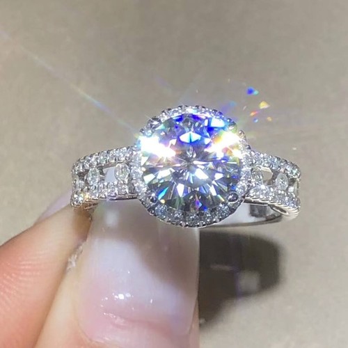 77ct round cut lab created - 1.77ct,
