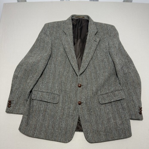 Harris tweed jacket mens 44r - mens,