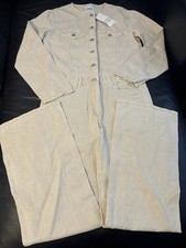ZARA DENIM  JUMPSUIT BEIGE