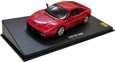 Ferrari 348 TB 1989 - Red, Highly Detailed 1:43 Scale Diecast Model (PQ69)