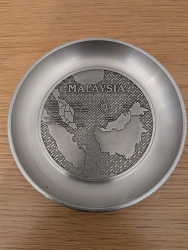 Pewter display plate - pewter,