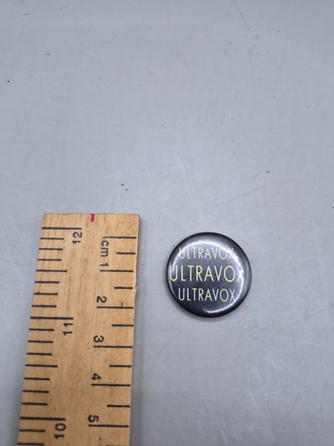Ultravox badge vintage pin - ultravox,