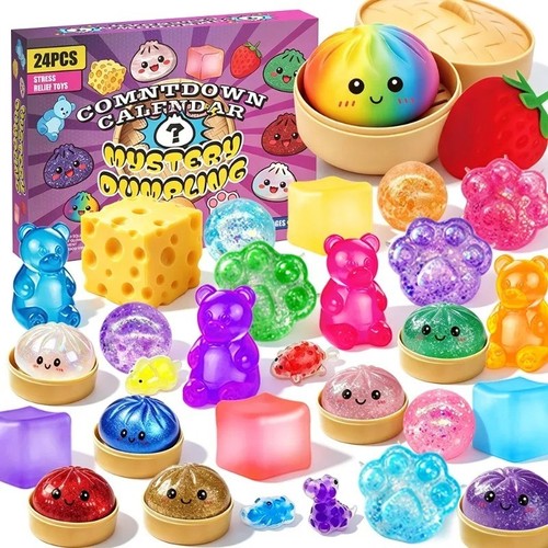24pcs squishy advent calendar - 24pcs,