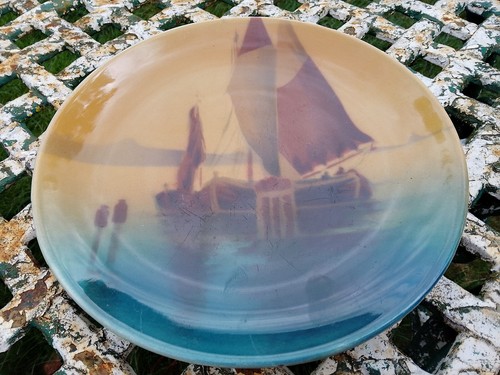 Antique mettlach plate - 0,