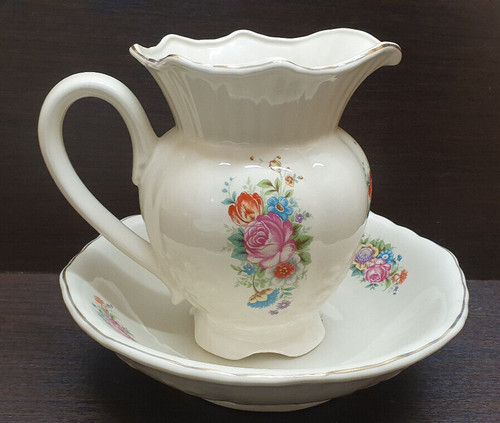 Victorian ceramic washing jug - victorian,