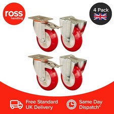 Set of 4 150mm Polyurethane