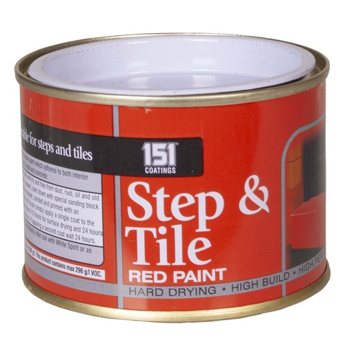 Step tile red paint 180ml - tile,