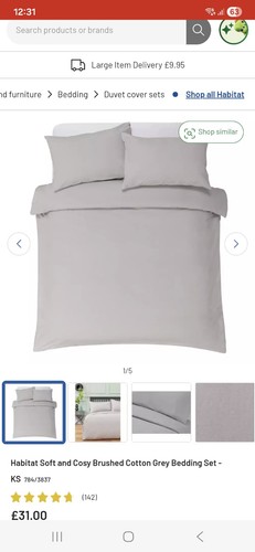 New habitat grey - grey, king