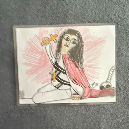 Handmade drawing blizzard of - blizzard,