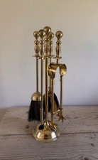 Brass Fireside Companion Set
