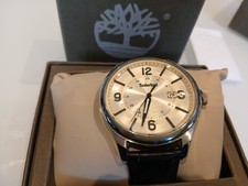 Timberland Blake Three Date Hand Date Watch, Silver and Brown 