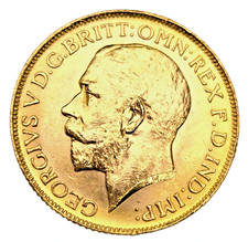 King George V Full Gold Sovereign 1914 London Mint