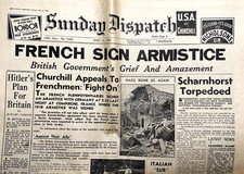 Vintage Newspaper Sunday