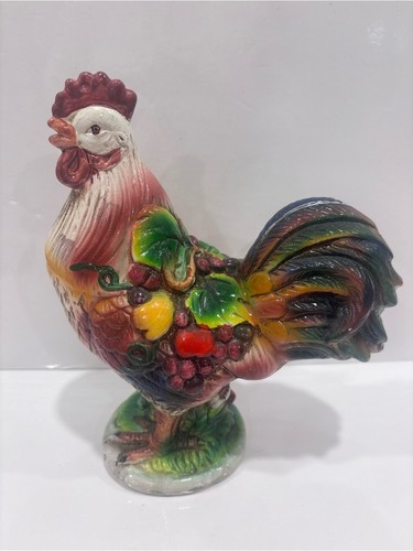 Vintage ceramic rooster - vintage,