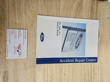 FORD ESCORT MK5B/MK6 GENUINE ACCIDENT REPAIR BOOKLET 