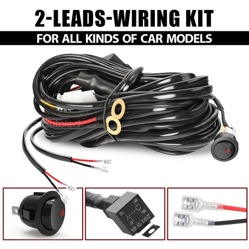 Leads led light bar - 2-leads, wiring