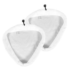 Cover Pads for PIFCO Steam Cleaner Microfibre Cloths Mop Pad Cloth Pack of 2