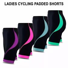 Ladies Shorts Cycling Tights Women Padded Coolmax Pad Anti Bac Leggings S - 2XL