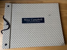 Nina Campbell Wallpaper Samples Book Sans Souci Vintage Craft Art Upcycling