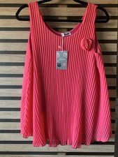Tillers Pink Pleated Top, New