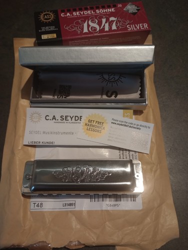 Seydel 1847 silver harmonica - seydel,