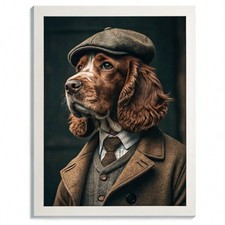 Cocker Spaniel Wall Art Retro