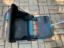 Black & Decker Lawn Raker  blue c/w basket.