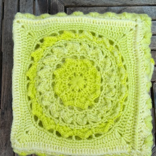 Handmad crochet square sofa - crochet,