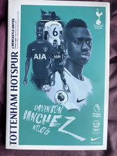 Tottenham Hotspur v Newcastle United Wembley May 2018 Rare Football Programme VG