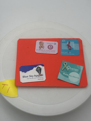 Vintage charity pin badges - x,