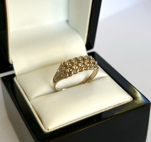 9ct gold men ladies keeper - men’s,