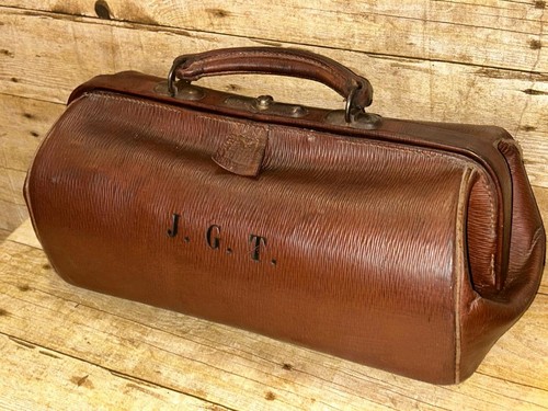 Vintage english brown baghide - vintage,