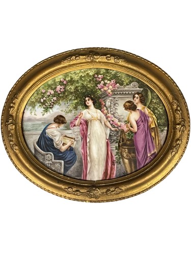 Sevres porcelain painting a - sevres, of
