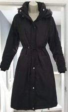 Black Faux Fur Trimmed Hood