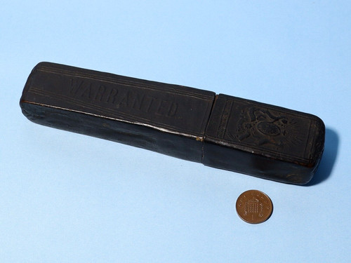 Antique 19thc black lacquered - antique,