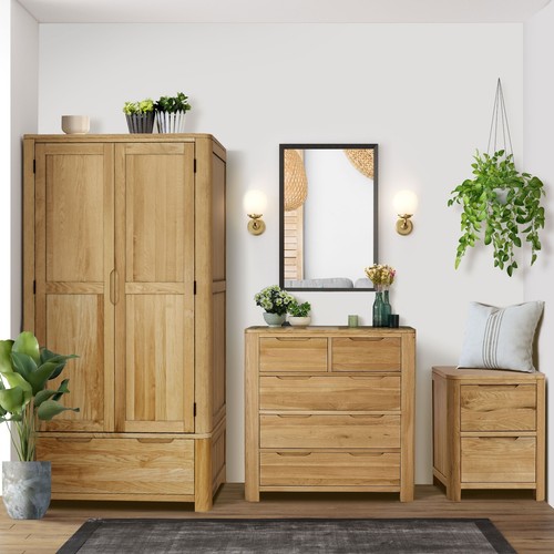 Oak effect bedroom furniture - oak,