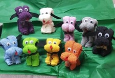 Puppy dog face flannel kids - dog,