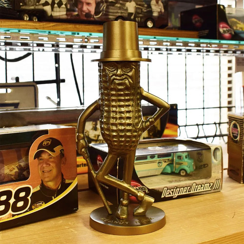 Peanut coin bank gold - coin,