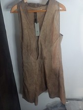 Silent Damir Doma Front Overlap Culotte Overall Size Medium (Shorts Leg)