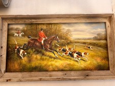 English Fox Hunt -Oil Painting
