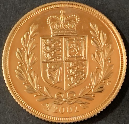 2002 gold sovereign - 2002,
