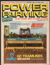 NOVEMBER 1987 "POWER FARMING" Magazine Brochure