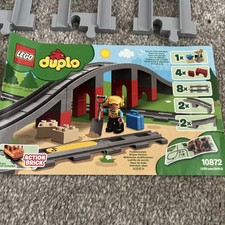 Lego Duplo Train track bridge