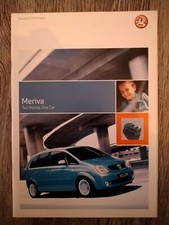 VAUXHALL MERIVA Life Enjoy Design 1.6i 1.8i 16V ECOTEC-4 Petrol Brochure 2003